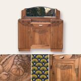 Buffet art déco noyer brut 1920