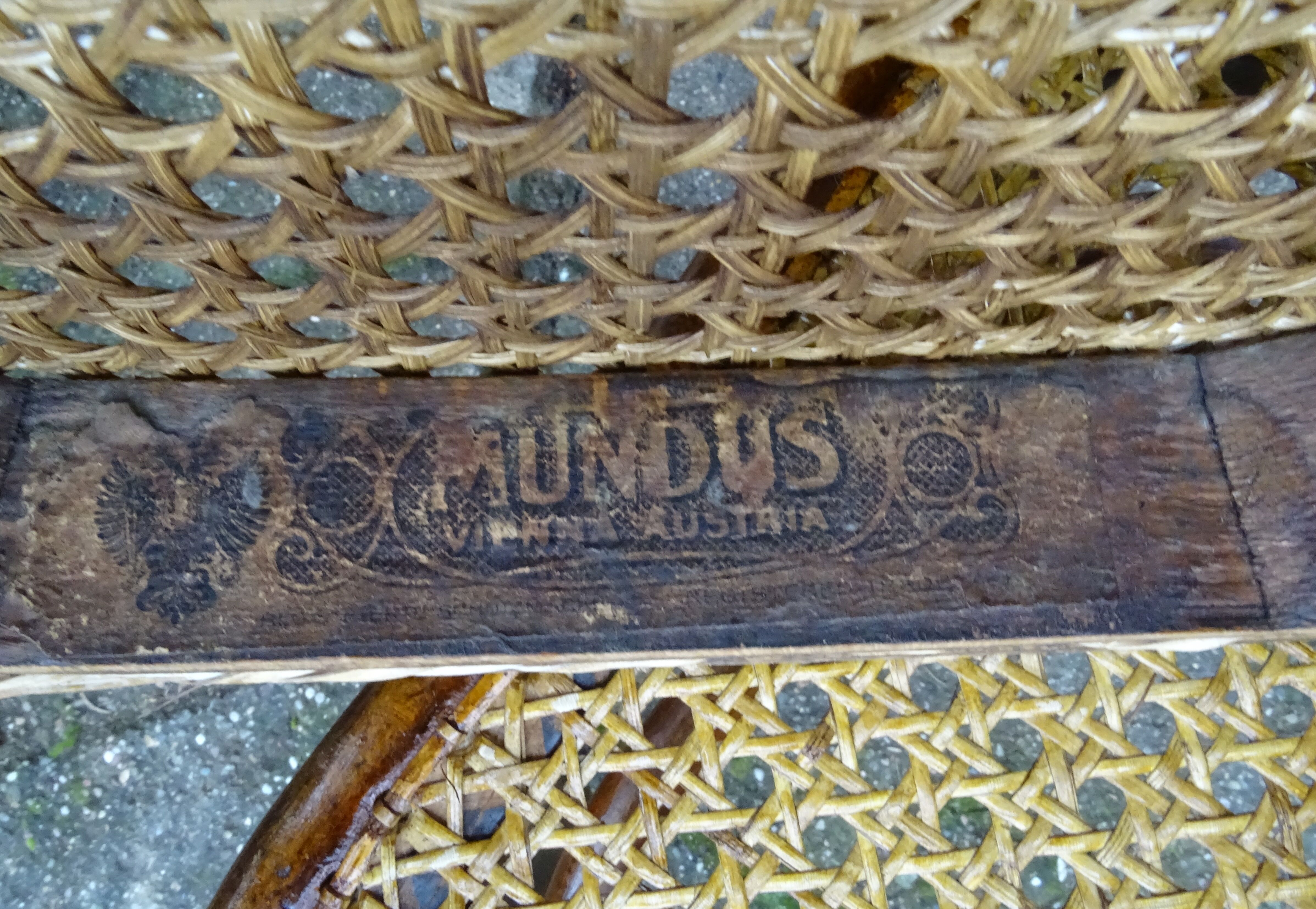 Two chairs no. 46 from kohn/ mundus/thonet circa 1925 cannes,