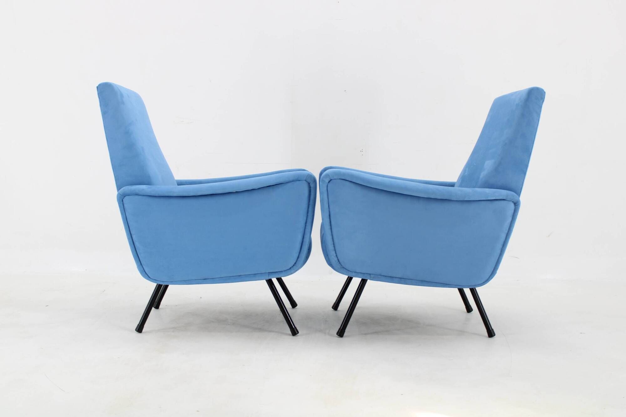 1960s Pair of Restored Italian Armchairs