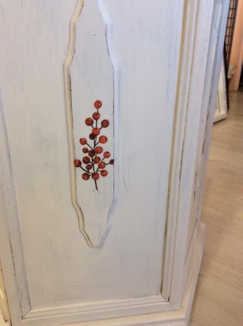 Painted bedside table