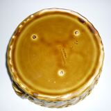 Sarreguemine ceramic cake dish imitating braided basket