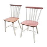 Set of 2 vintage bar chairs