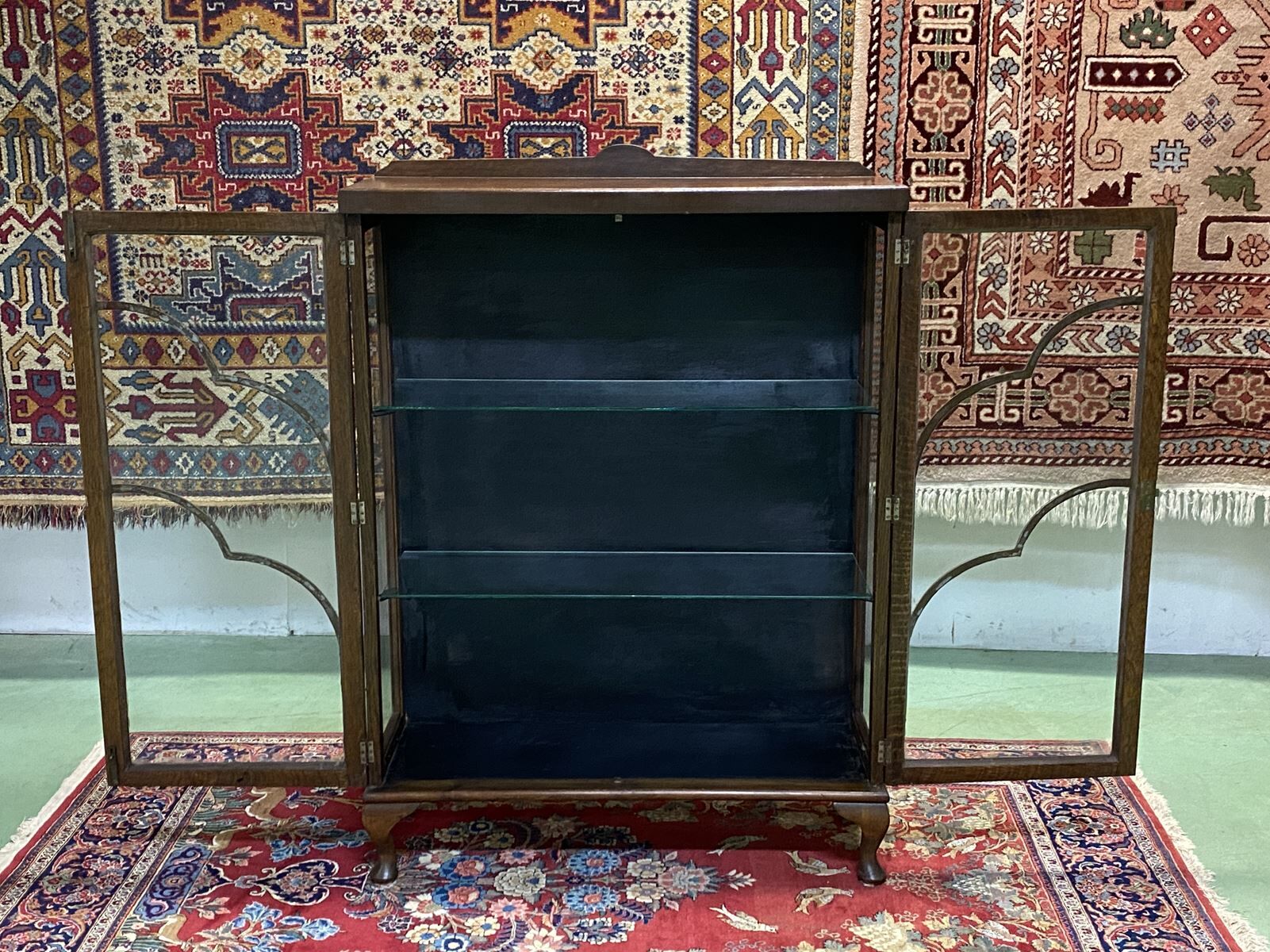 English Art Nouveau showcase, early 20th century