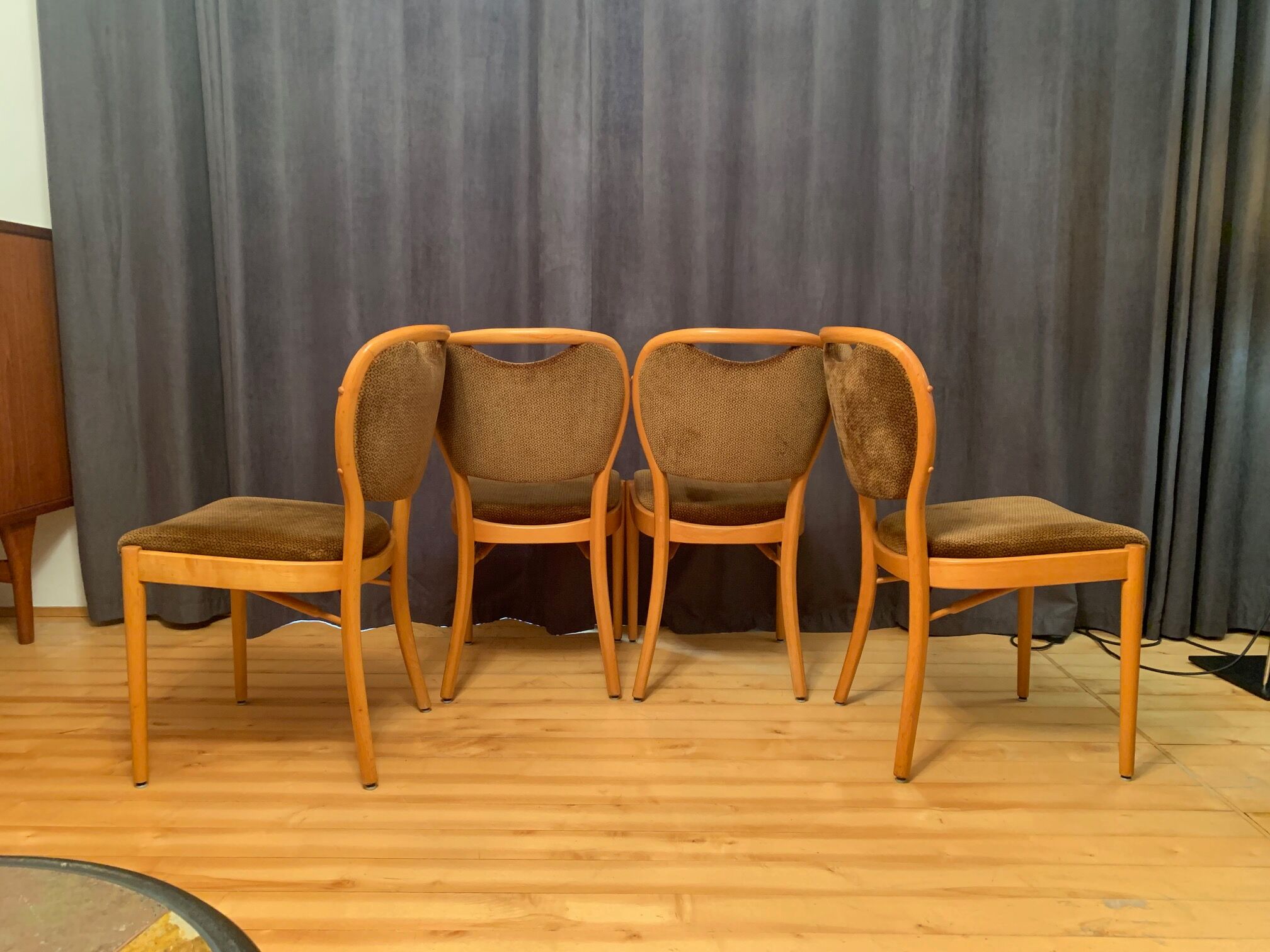 A set of four Spahn Stadtlohn chairs Germany 1970s