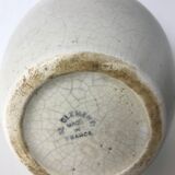 White enamelled vase