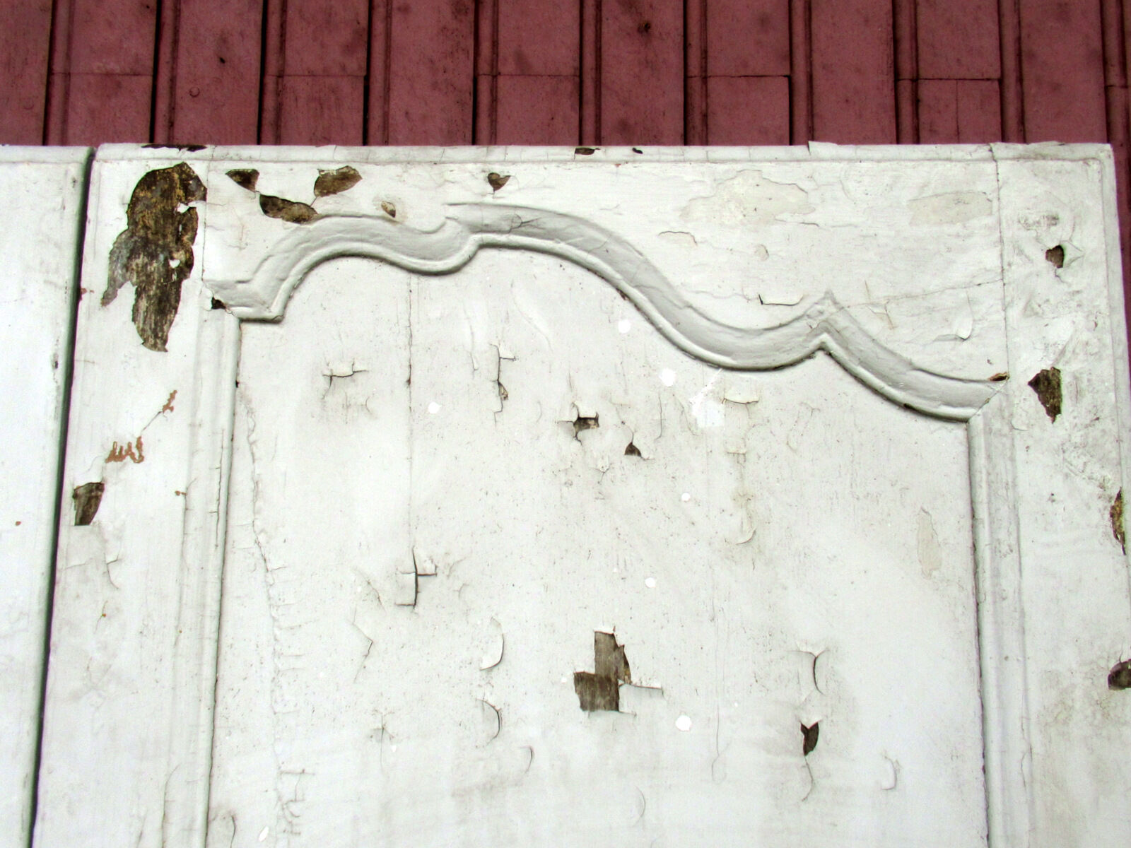 Paire de portes xviiième, de façade murale en chêne