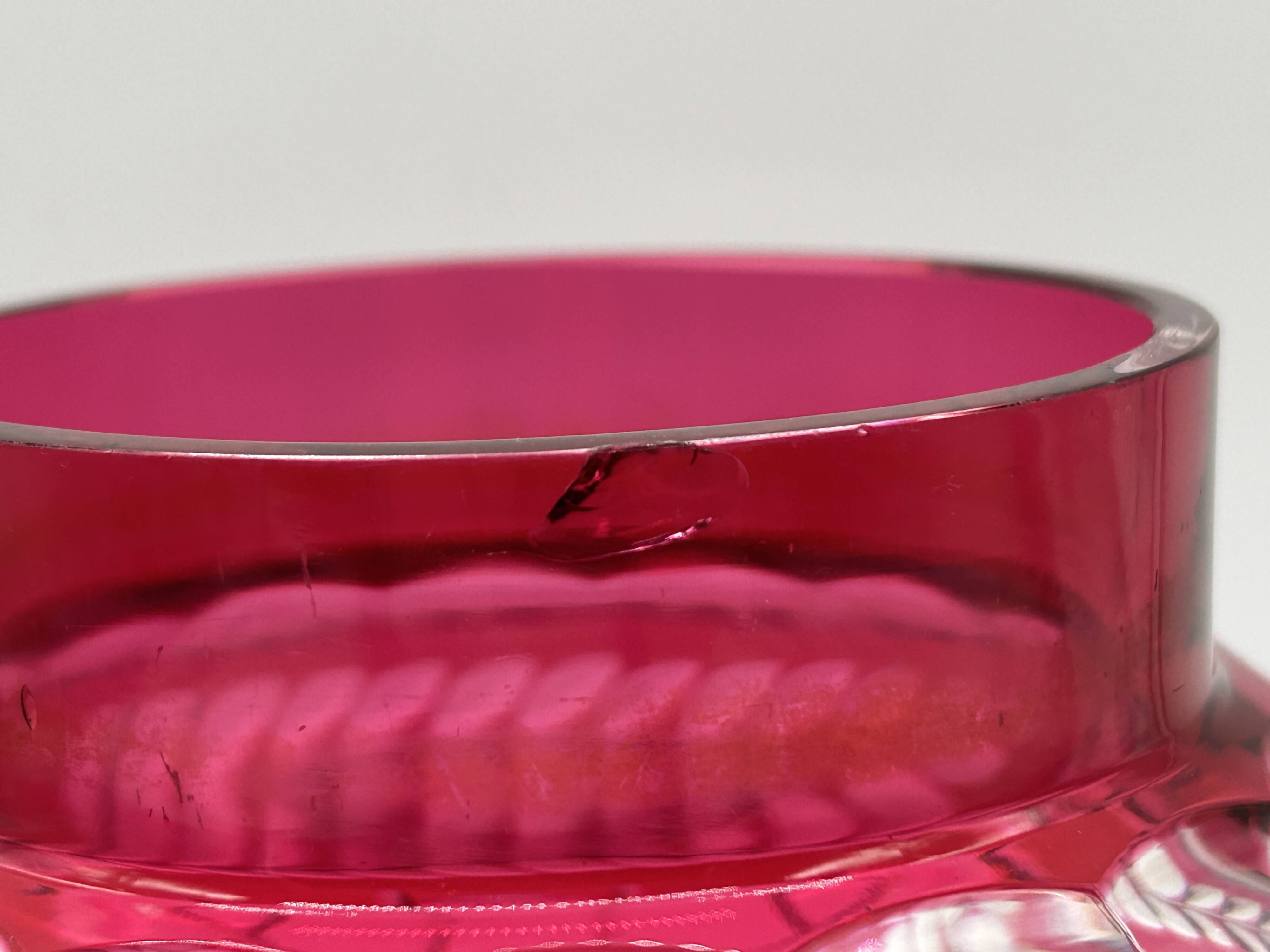 Crystal flower holder from the VSL Art Deco period.