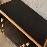 Commode parisienne noire relookée