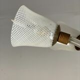 Venetian chandelier in colorless and white murano glass, venini circa 1940
