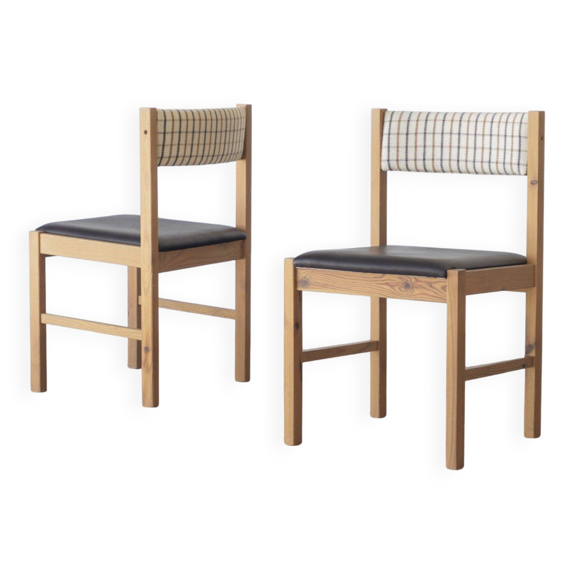 Pine, dining chair, (pair)