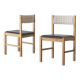Pine, dining chair, (pair)
