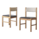 Pine, dining chair, (pair)