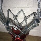 Glass basket cup