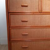 Dresser in rattan