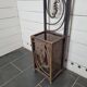 Art deco wrought iron coat rack from the 1930s