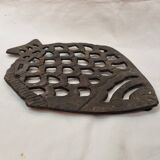 Trivet, cast iron fish