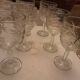6 verres  cristal taille