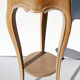 Sellette en bois peint
