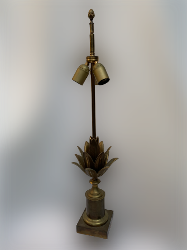 Lampe Charles années 60 modèle Lotus sans abat-jour