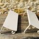 Pair of vintage garden wall shelves, circa 40's/50's