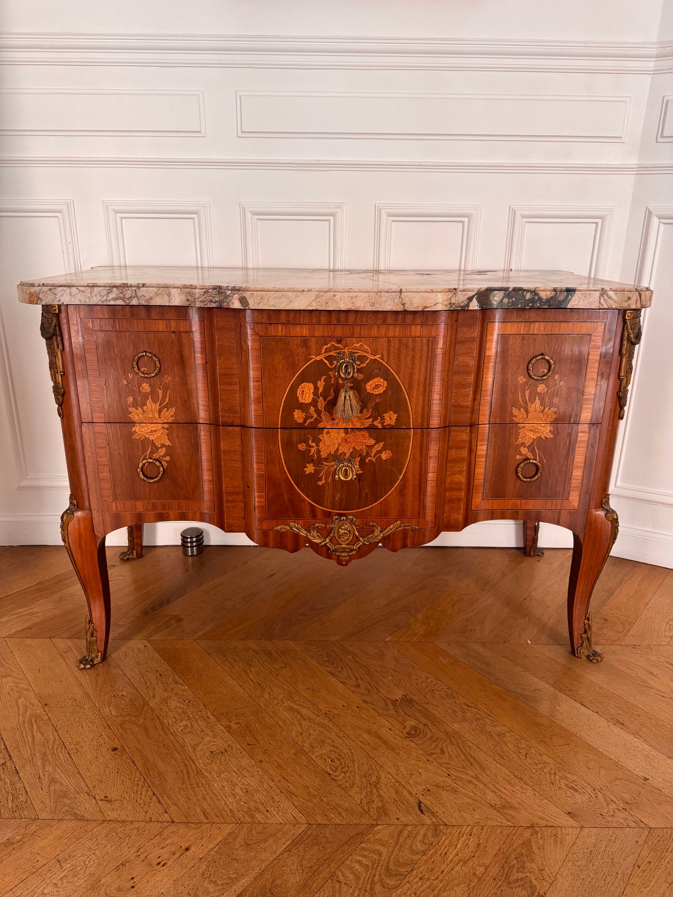 Louis XV marble commode