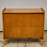 Vintage Bedding Cabinet 1960s Czechoslovakia