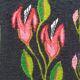 Tapis Oltenian floral, tissé à la main, Roumanie