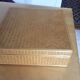 Straw marquetry box