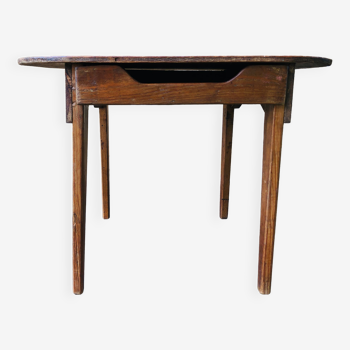 Table d'appoint vintage en bois , circa 50's