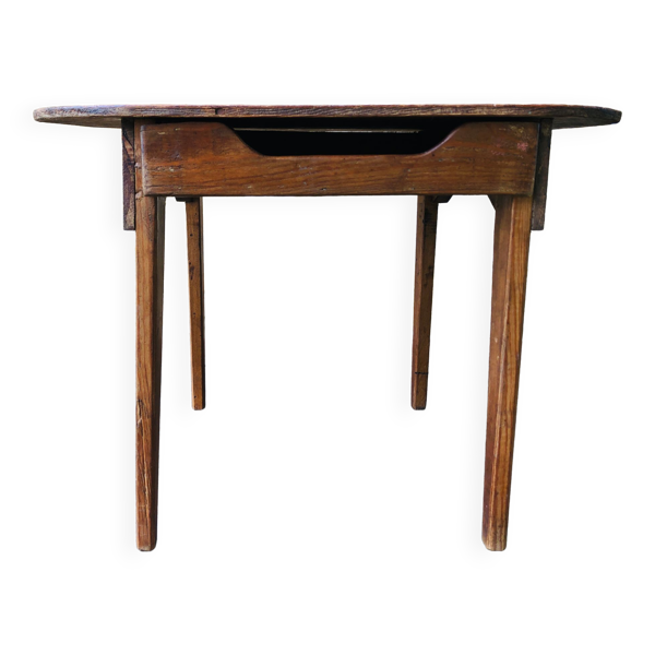 Table d'appoint vintage en bois , circa 50's