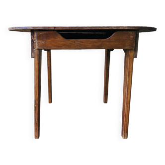 Table d'appoint vintage en bois , circa 50's