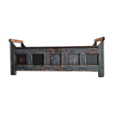 Old wooden chest bench