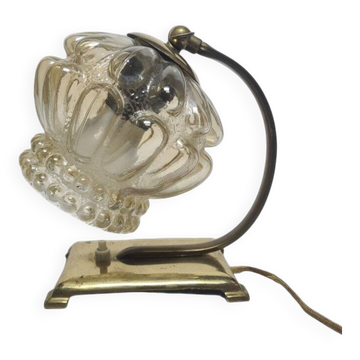 Art Deco bedside lamp, Belgium, 1950s