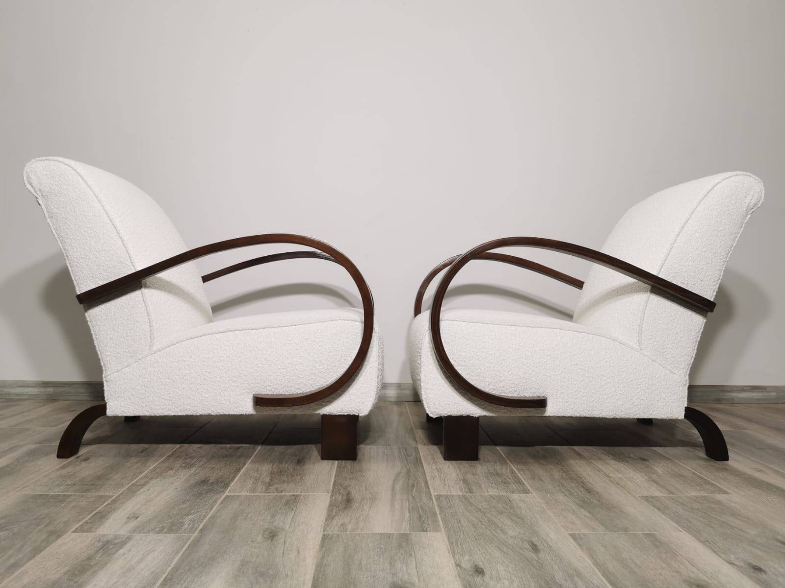 Armchairs by Jindrich Halabala, 1940s