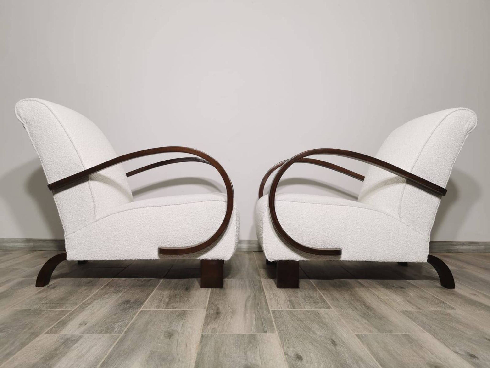 Armchairs by Jindrich Halabala, 1940s