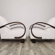 Armchairs by Jindrich Halabala, 1940s