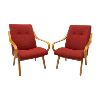 Pair of armchairs by Jaroslav Šmídek, 1960