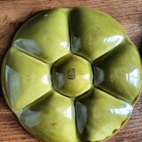 Set of 6 Gien oyster or shellfish plates