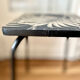 Antique stool in restyled formica