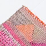 3x10 Oriental Pink Wool Turkish Runner Rug, 89x295Cm SK 18196