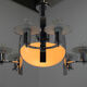Art deco 7 flamming chandelier, 1930