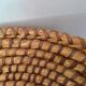 Woven straw basket