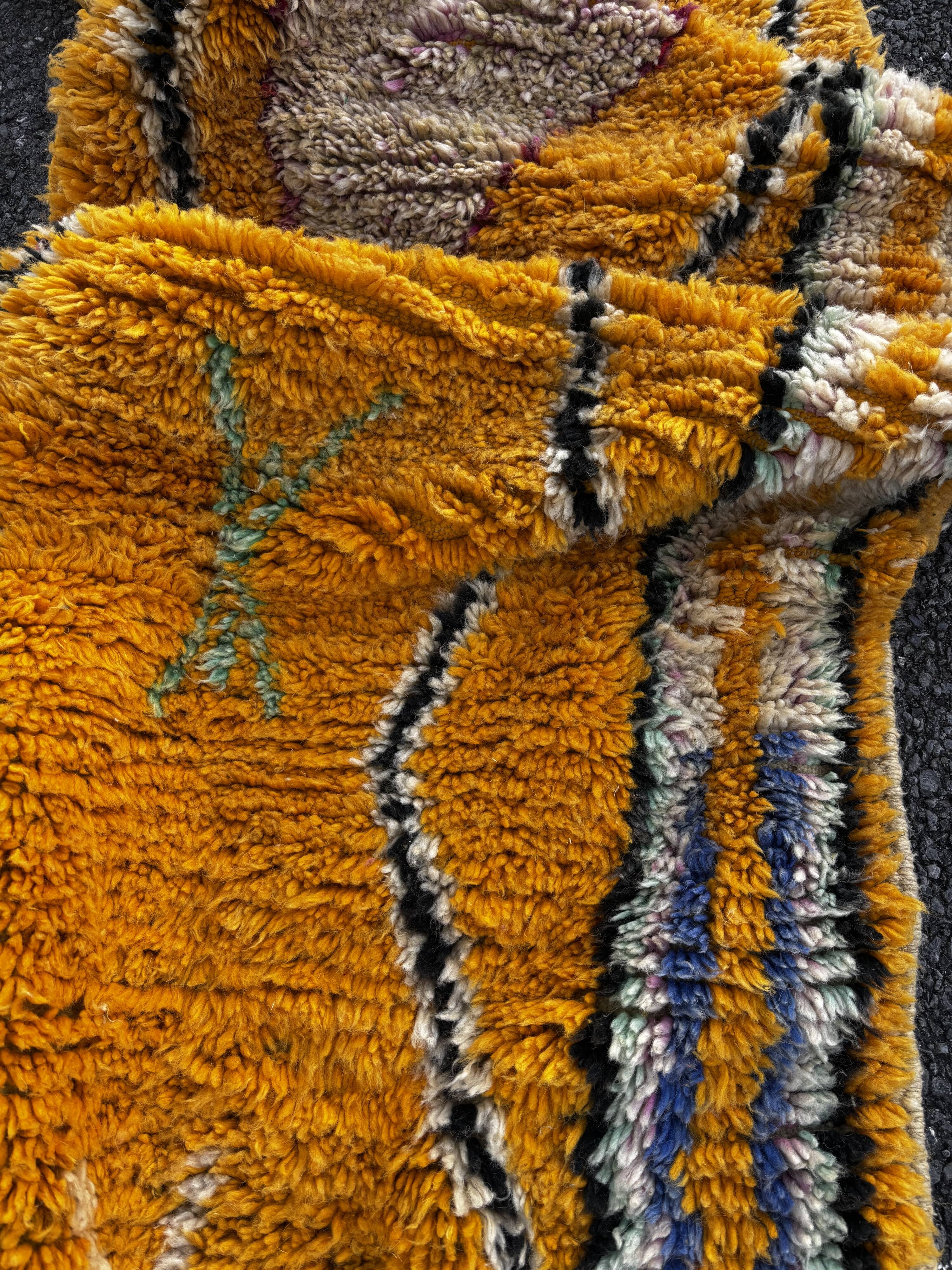 Berber Boujad rug in wool – 80 x 400 cm