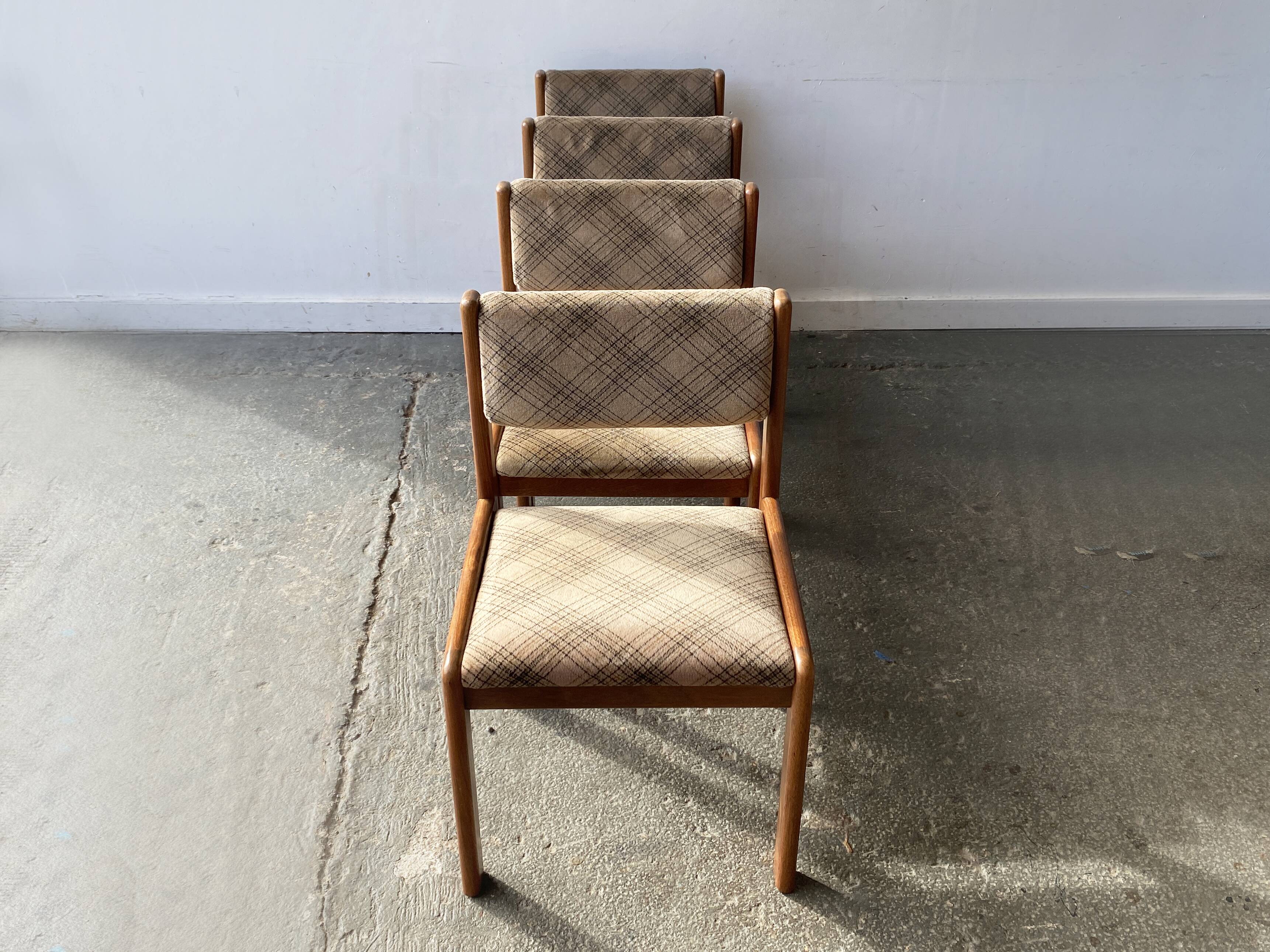 Set of 4 1960’s Mid-Century Dining Chairs by G Plan