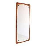 Scandinavian teak mirror, 1960s