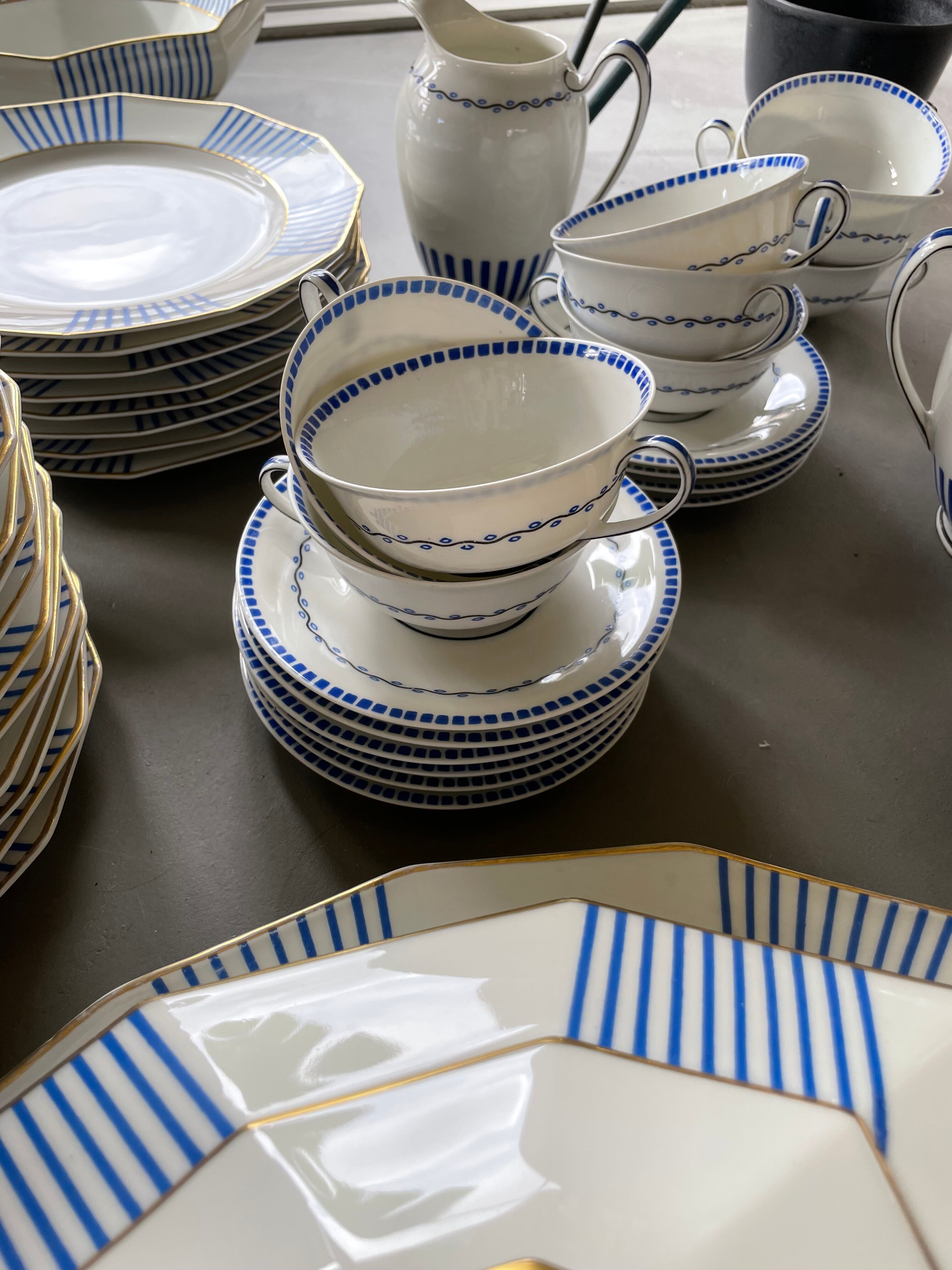 Set XXL crockery Limoges A.Lanternier