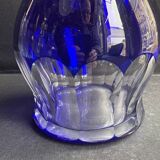 Large overlay cut crystal carafe (Roemer)