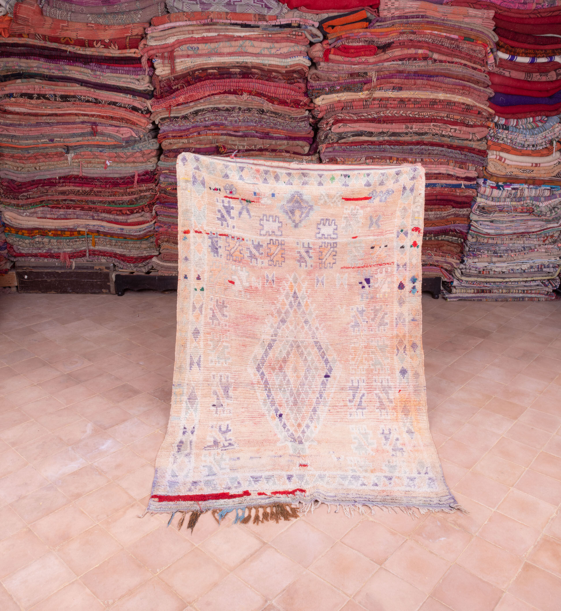 Pastel vintage carpet  218x242cm