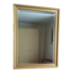 Beveled mirror with gold frame 60 x 80 cm