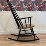 Scandinavian design rocking chair from the 1950s.